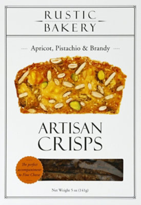 Rustic Bakery Apricot Pistachio Brandy Artisan Crisps - 5 Oz (Pack of 12) - Image 2