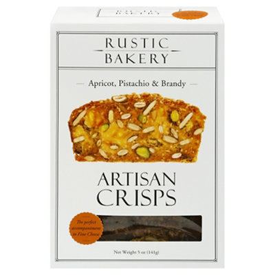 Rustic Bakery Apricot Pistachio Brandy Artisan Crisps - 5 Oz (Pack of 12) - Image 3