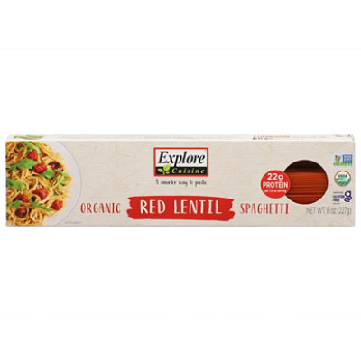 Explore Cuisine Pulse Pasta Organic Spaghetti Red Lentil Box - 8 Oz (Pack of 12) - Image 2