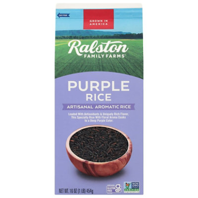 Ralston Family Farms Rice Whole Grain Purple - 16 Oz (Pack of 6) - Image 1