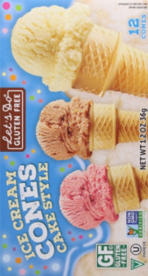Lets Do Ice Cream Cones Gluten Free 12 Count - 1.2 Oz (Pack of 12) - Image 2