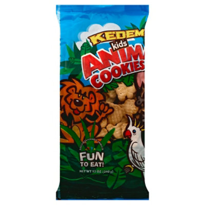 Kedem Kids Animal Cookies - 12 Oz (Pack of 12) - Image 1