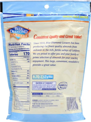 Blue Diamond Almonds Lightly Salted Low Sodium - 16 Oz (Pack of 6) - Image 2
