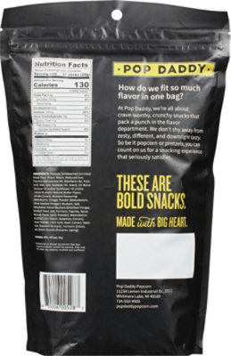 Pop Daddy Yellow Mustard Popcorn & Pretzels - 7.5 Oz (Pack of 12) - Image 2