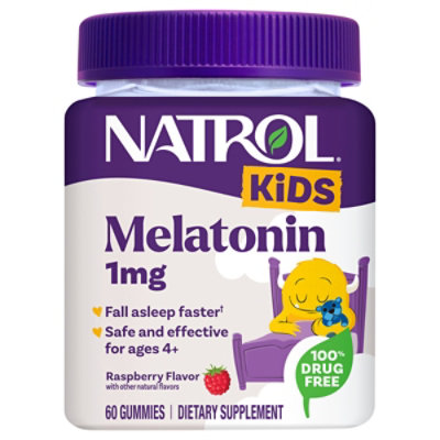 Kids Melatonin 1mg Gummy - 60 CT - Image 1