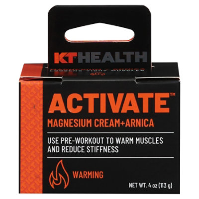 Kt Health Activate Warming Magnesium Cream 4oz - 4 OZ - Image 3