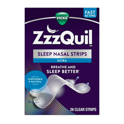 Zq Nasal Strips 26 Ct Clr Ult 4x6/24 - 26 CT - Image 1