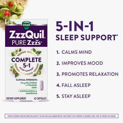 Zq Pure Zzzs Complete Sleep 42ct - 42 CT - Image 3