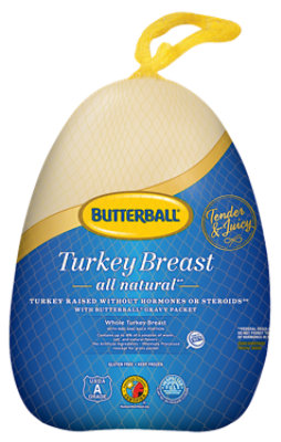 Butterball Turkey Breast Bone In - Weight Between 4-6 Lbs - Image 1