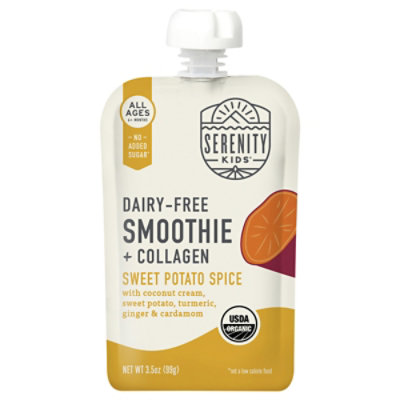 Serenity Kids Dairy Free Smoothie Sweet Potato Spice Plus Prtn 3.5oz - 3.5 OZ - Image 1