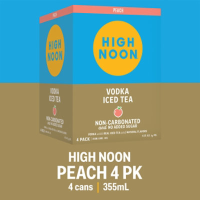 High Noon Tea Peach - 3-355 ML - Image 2