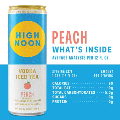 High Noon Tea Peach - 3-355 ML - Image 5