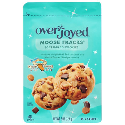 Overjoyed Soft Baked Moose Tracks Cookies 8 Oz - 8 OZ - Image 1