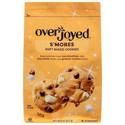 Overjoyed Soft Baked S'mores Cookies 8 Oz - 8 OZ - Image 1