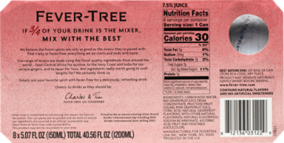 Fever Tree Pink Grapefruit 8-5.07fz - 8-5.07 FZ - Image 3
