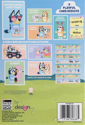 Paper Magic Valentine Cards Bluey - 32 CT - Image 4