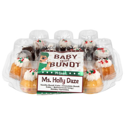 Total Cluster Fudge Baby Got Bundt Holly 14 Count - 21 OZ - Image 2