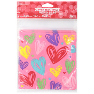 Cre Hearts Zppr Sandwich Bags - 10 CT - Image 1