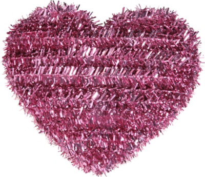 Sea 8in 3d Tinsel Heart Tabletop - EA - Image 4