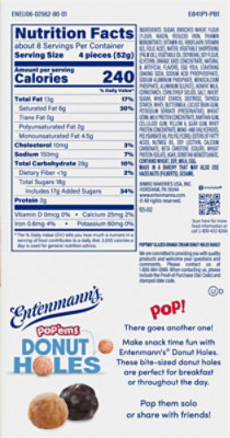Entenmann's Pop'ems Orange Cream Donut Holes 15 Oz - 15 OZ - Image 5