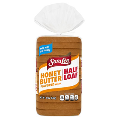 Sara Lee Honey Butter Half Loaf Bread 1 Count - 12 OZ - Image 2