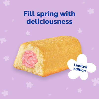 Hostess Twinkies Golden Sponge Cakes with Artificially Flavored Strawberry Creme Filling - 8 Count - Image 2