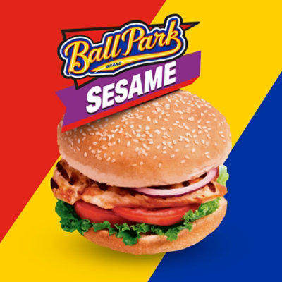 Ball Park Sesame Seed Burger Buns 8 Count - 16 OZ - Image 3