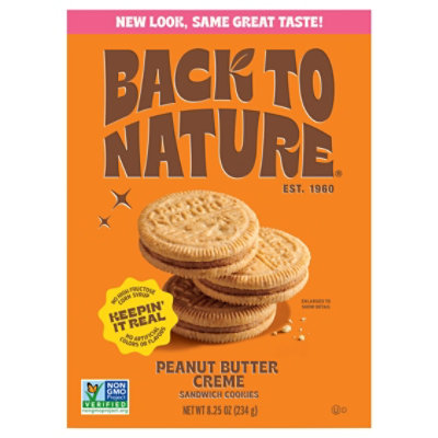 Back To Nature Swc Peanut Butter 8.25oz - 8.25 OZ - Image 1
