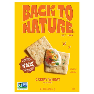 Back To Nature Crackers Crispy Wheat 6.5oz - 6.5 OZ - Image 1