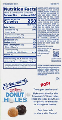 Entenmann's Popems Cotton Tails Donut Holes - 15 OZ - Image 5