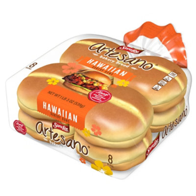 Sara Lee Artesano Hawaiian Bakery Buns, 8 Count - 19 OZ - Image 4