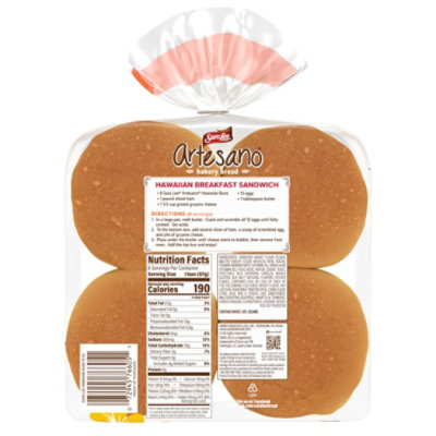 Sara Lee Artesano Hawaiian Bakery Buns, 8 Count - 19 OZ - Image 5