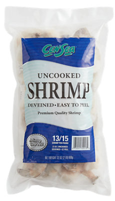 Censea Shrimp Raw 13/15 Ez Peel 2 Lb - 2 LB - Image 1