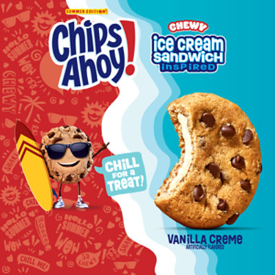 Chips Ahoy! Chewy Ice Cream Sandwich Cookies - 9.9 Oz - Image 2