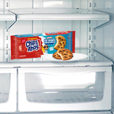 Chips Ahoy! Chewy Ice Cream Sandwich Cookies - 9.9 Oz - Image 5