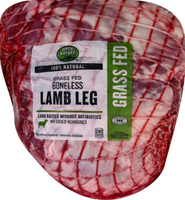 Open Nature Lamb Leg Boneless Imported - 4 Lb - Image 1