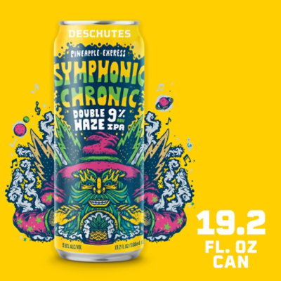 Deschutes Symphonic Chronic Double Haze Ipa Pineapple Express Single Can - 1 - 19.2 Fl. Oz. In Cans - 19.2 FZ - Image 1