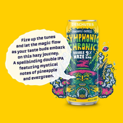 Deschutes Symphonic Chronic Double Haze Ipa Pineapple Express Single Can - 1 - 19.2 Fl. Oz. In Cans - 19.2 FZ - Image 4