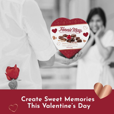 Fannie May Premium Assorted Chocolates Heart Box Perfect Valentine's Day Gift - 9.4 Oz - Image 2