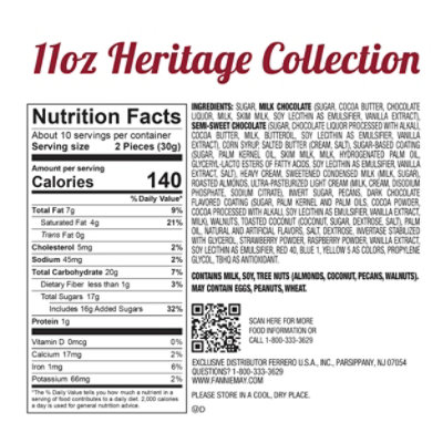 Fannie May Premium Heritage Collection Pixies Trinidads Buttercreams Caramel Nut Clusters - 11 Oz - Image 5