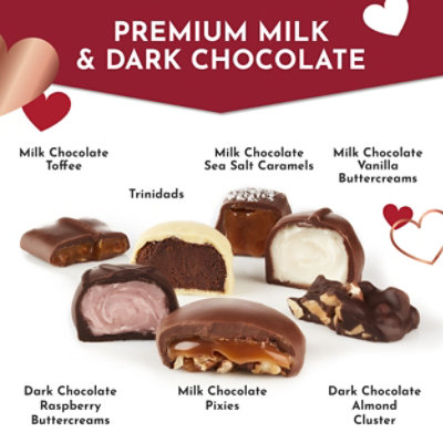 Fannie May Premium Heritage Collection Pixies Trinidads Buttercreams Caramel Nut Clusters - 11 Oz - Image 3