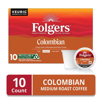 Folgers 3.10 Oz Colombian 10ct Coffee Kcup - 3.1 OZ - Image 2