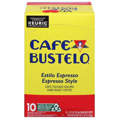 Cafe Bustelo 3.7oz Espresso 10ct Coffee Kcup - 3.7 OZ - Image 3