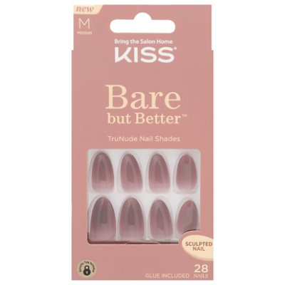 KISS Bare But Butter Chemistry Sculpted Press On Nails - Each - Image 1