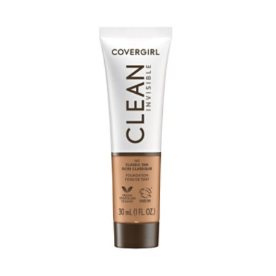 COVERGIRL Clean Invisible Classic Tan Liquid Foundation - 1 Fl. Oz. - Image 1