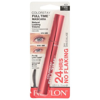 Revlon ColorStay Full Time 401 Blackest Black Natural Looking Volume Mascara - 0.25 Fl. Oz. - Image 1