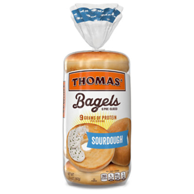 Thomas Sourdough Bagels 6 Count - 20 OZ - Image 2