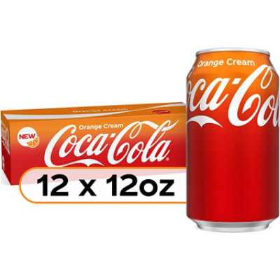 Coca Cola Orange Cream 12-12fz - 12-12 FZ - Image 1