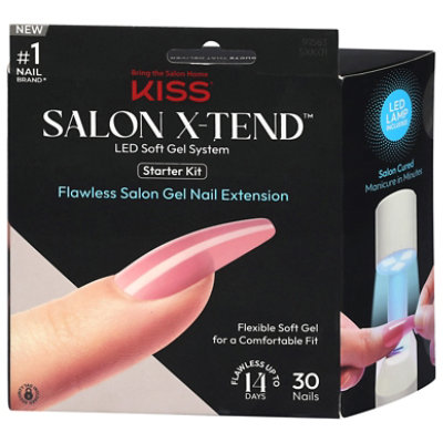 KISS Salon X-Tend Flawless Salon Gel Nail Extension Starter Kit - 30 Count - Image 3