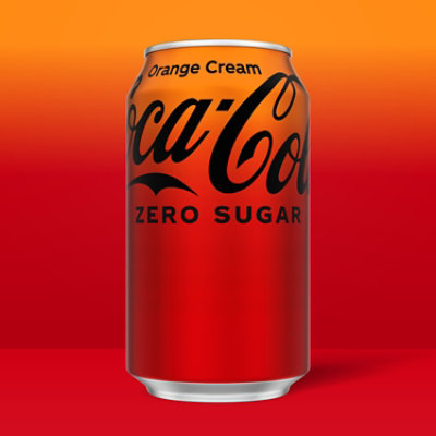 Coca Cola Orange Cream Zero Sugar 12-12fz - 12-12 FZ - Image 4